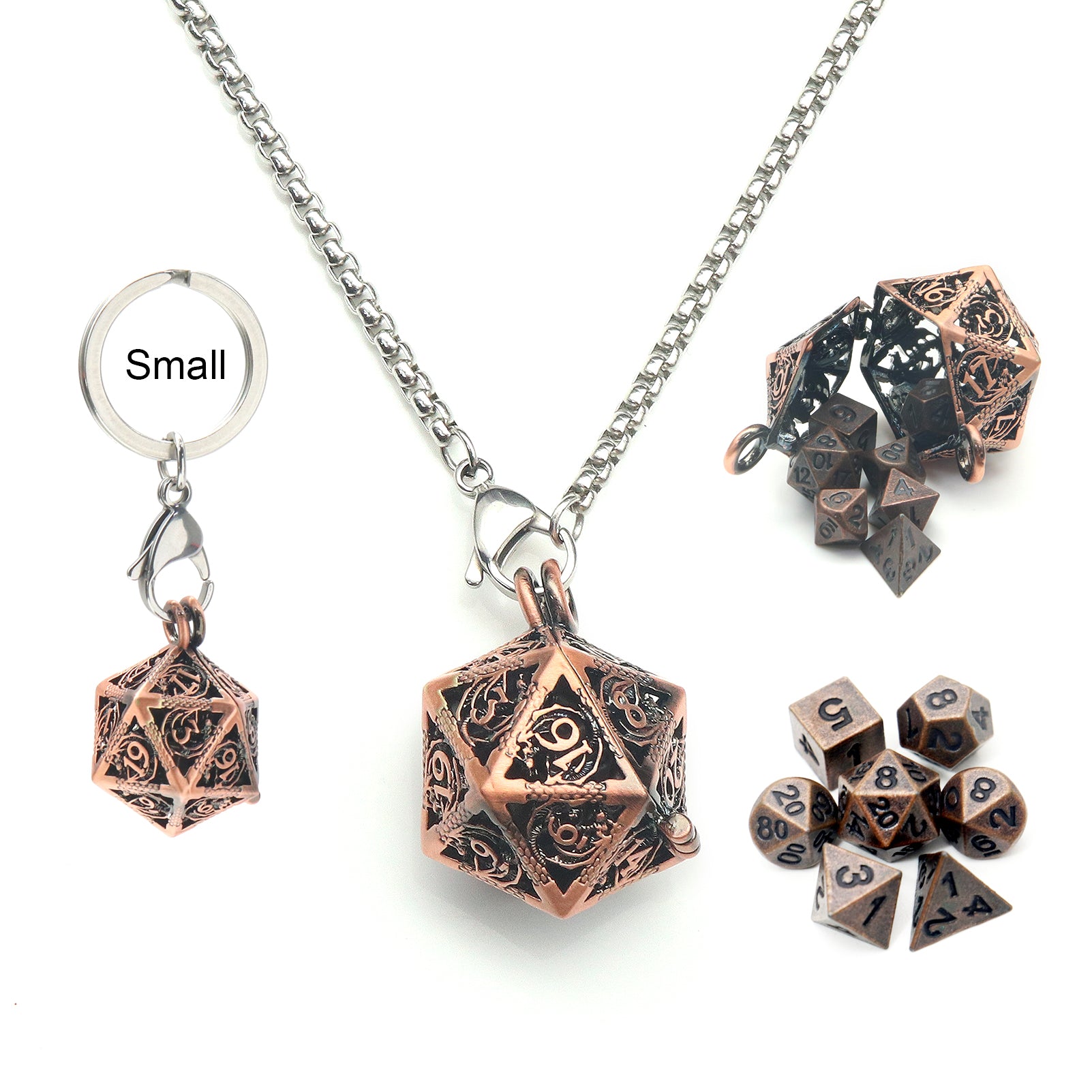 Necklace D20 Experimental SSDS – Lucky Hand Dice