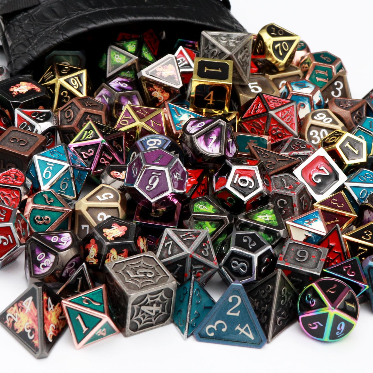 METAL Mystery Dice-Assorted Random DND Dice Set