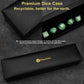 Green Fluorite Natural Gemstone  DND Dice Set with Premium Dice Case