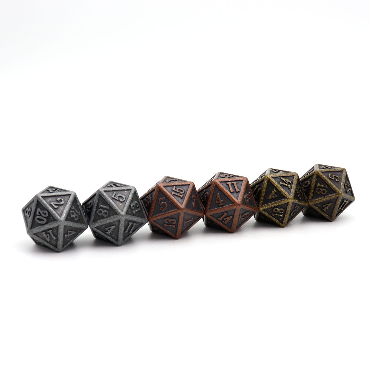 Haxtec Singe D6 and D20 Dice Polyhedral DND Dice 6 Sided 20 Sided