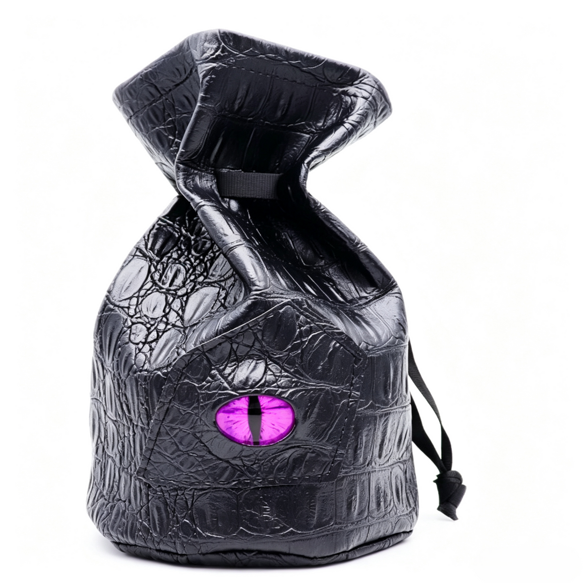 Dragon Eye Leather Dice Bag-Purple Eye