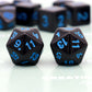 11PCS DND Dice Set Polyhedral D&D Dice for RPGs- Dark Blue Numbers
