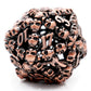 antique copper skull dice metal rpg dice