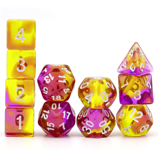 resin dice,dnd dice set,rpg dice