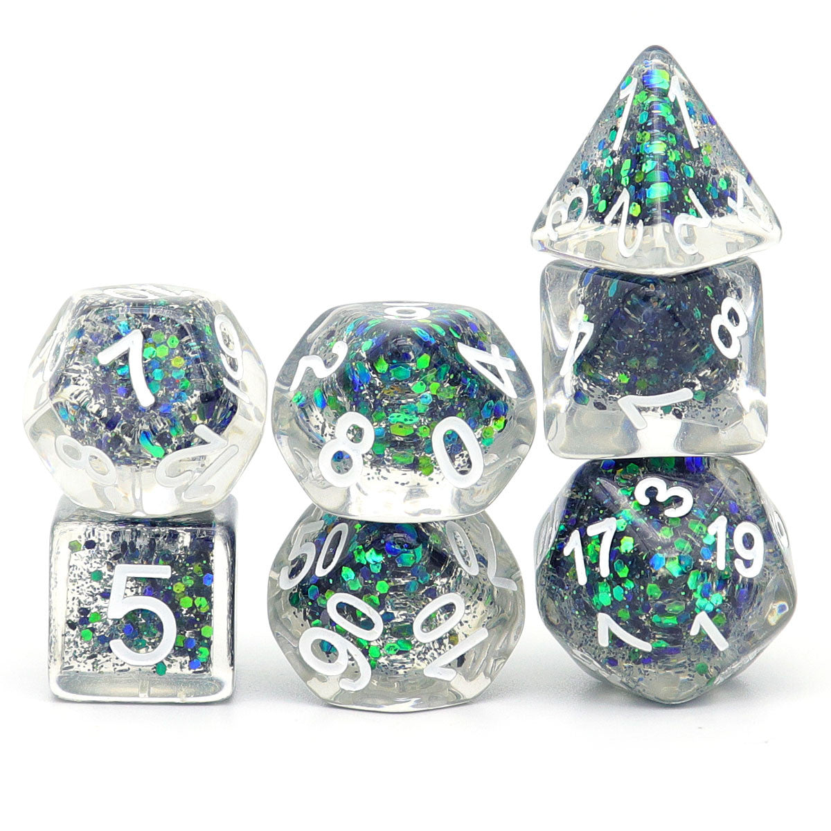 resin dnd dice set,rpg dice