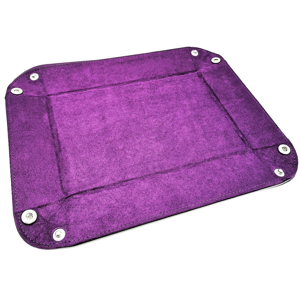 High quality leather foldable dice tray