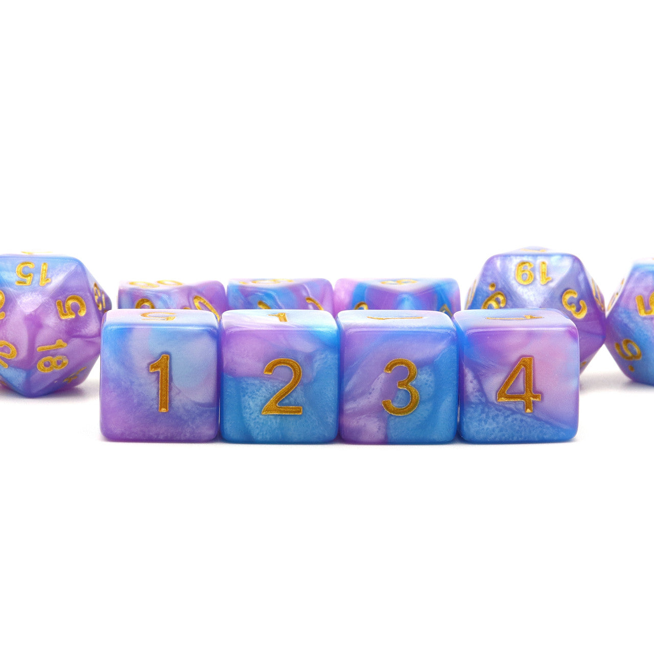 dnd dice, rpg dice, blue dice, dnd dice set,purple dice,