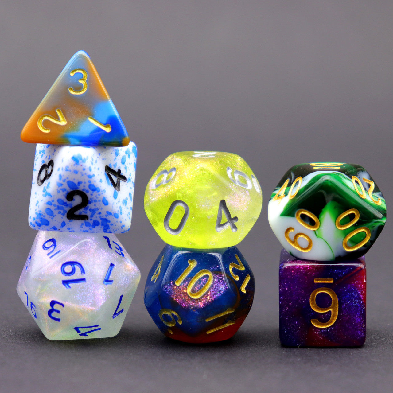 mystery dice acrylic