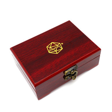 Haxtec Wood Dice Case Wooden Dice Box for RPG DND Dice