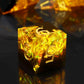 Haxtec Sharp Edge Dice Set DND Dice D&D Dice for Dungeons and Dragons Gift-Fire Galaxy