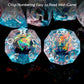 Haxtec Pastel Dreamscape Holographic Dice – Diamond-Cut Resin Set with Metal Case