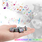 Haxtec Meteorite Texture Metal DnD Dice Set Colorful White Numbers