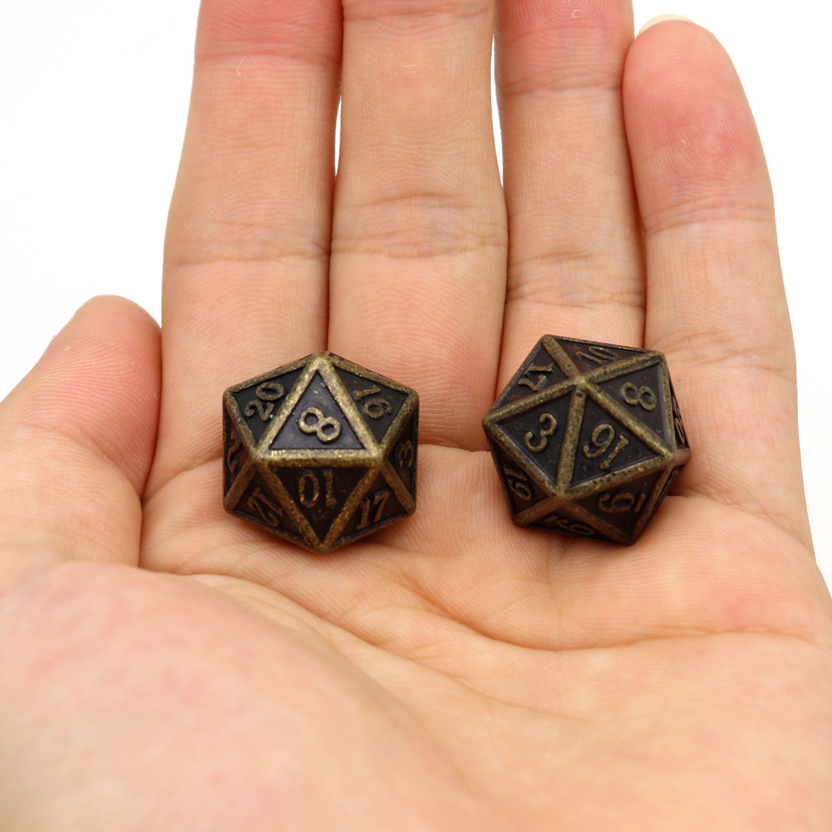 Haxtec Singe D6 and D20 Dice Polyhedral DND Dice 6 Sided 20 Sided