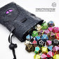 Dragon Eye Leather Dice Bag-Red Eye
