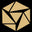 Haxtec Metal Dice, polyhedral dice and accessories for ttrpgs. logo
