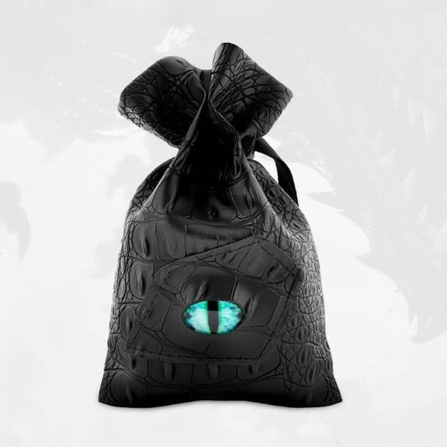 Dragon Eye Leather Dice Bag-Eternal-Blue Eye