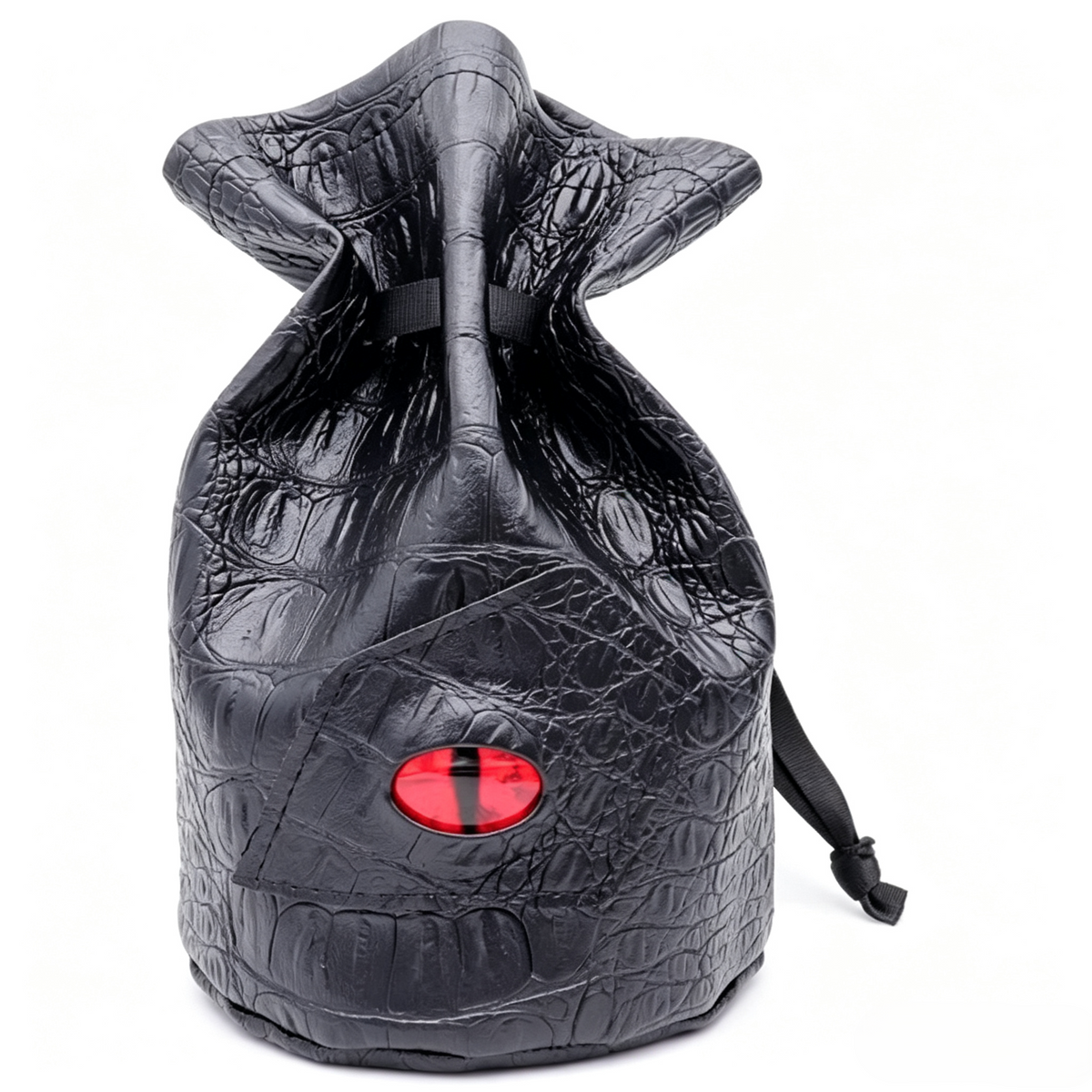 Dragon Eye Leather Dice Bag-Red Eye