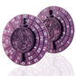 Spinner Dice 7-in-1 Metal DND Dice Set Fidget Spinner Dice Dragon Sword Novelty DND Gifts Purple