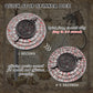 Spinner Dice 7-in-1 Metal DND Dice Set Fidget Spinner Dice Dragon Sword Novelty DND Gifts  Iron Red