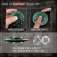 Spinner Dice 7-in-1 Metal DND Dice Set Fidget Spinner Dice Dragon Sword Novelty DND Gifts Green Purple