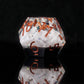 Haxtec Earth Landscape DND Sharp Edge Resin Dice Set Black White Copper Dice with Metal Case