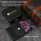 Spinner Dice 7-in-1 Metal DND Dice Set Fidget Spinner Dice Dragon Sword Novelty DND Gifts Purple
