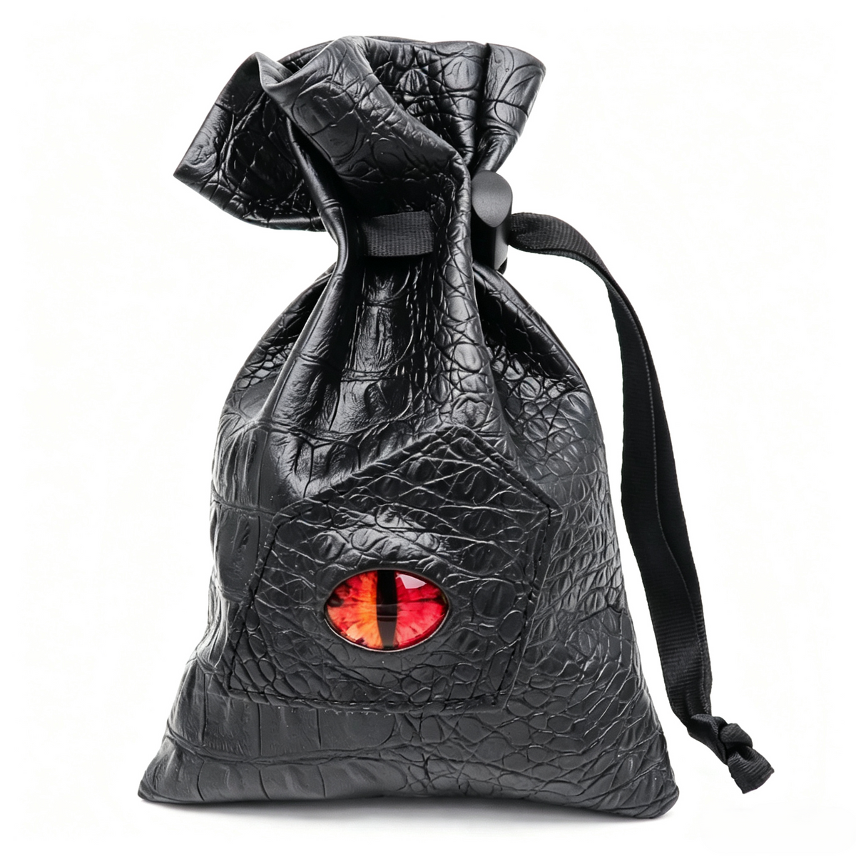 Dragon Eye Leather Dice Bag-Red Eye