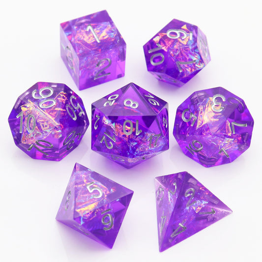 purple sharp dice