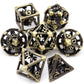 bronze metal hollow dnd dice