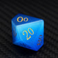 blue cat eye gemstone dnd dice set