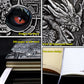 3D Embossed Dragon DND Notebook W/ Pen Spell Journal Retro Leather Journal-Antique Silver