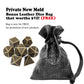 Haxtec metal dice set antique bronze with protect bag