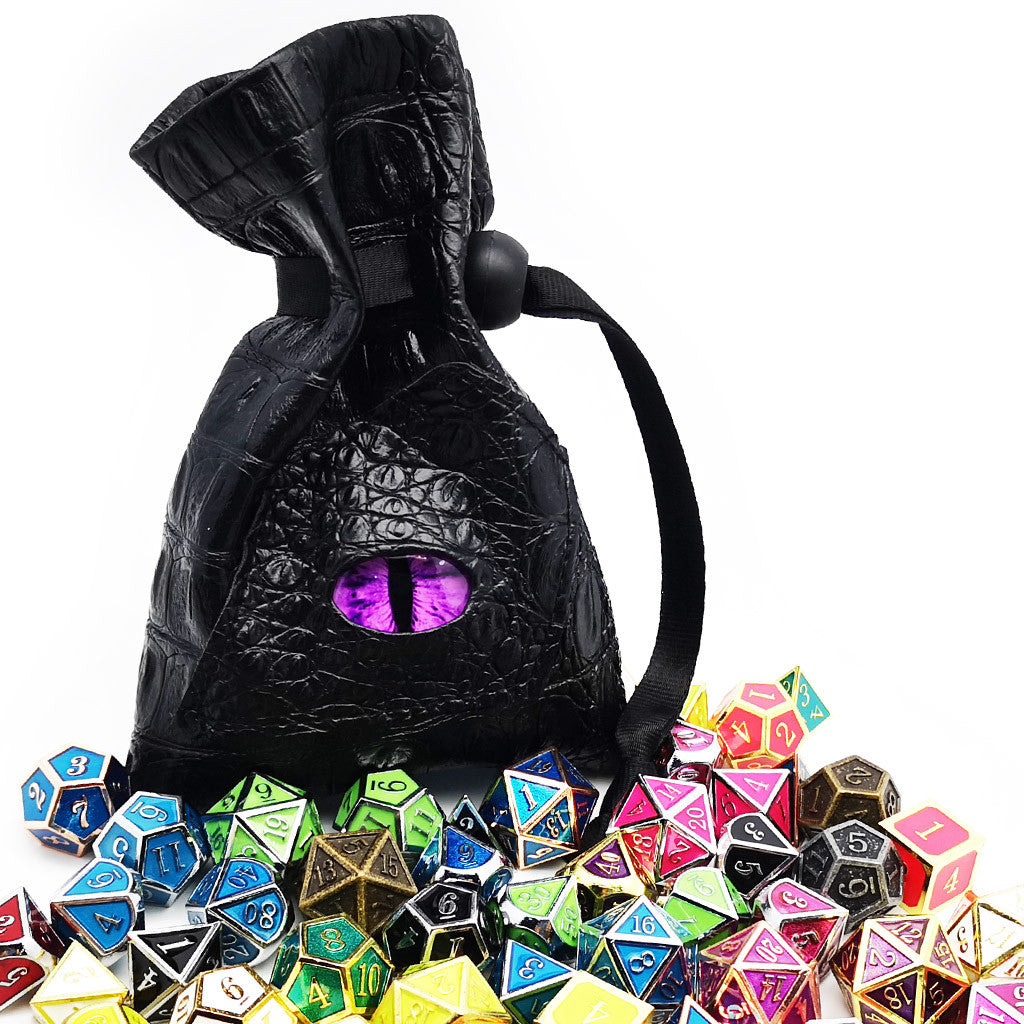 Haxtec purple eye dice bag